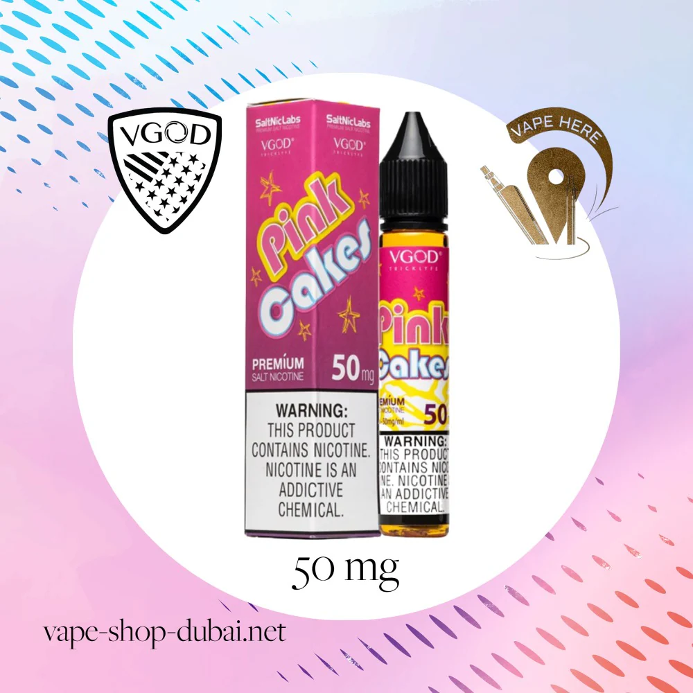 VGOD Pink Cakes Nic Salts - 30ml - Image 6