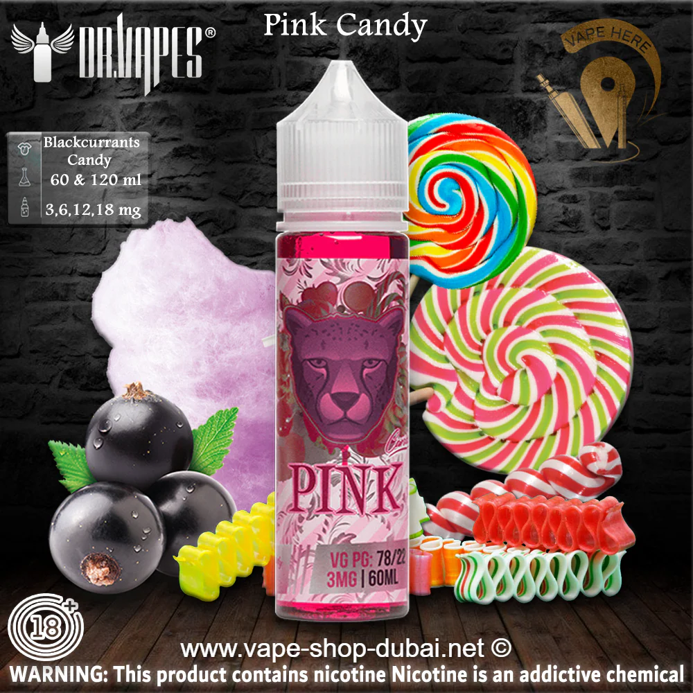 Pink Candy E-liquid - Dr. Vapes (Panther Series)