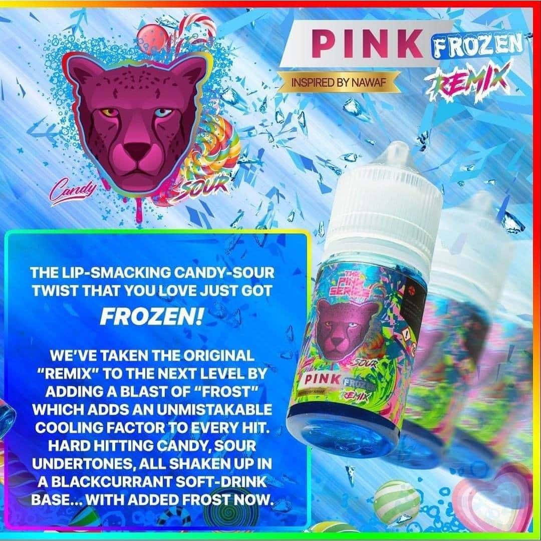 Pink Frozen Remix 30ml SaltNic by Dr. Vapes (Panther Series) - Image 3