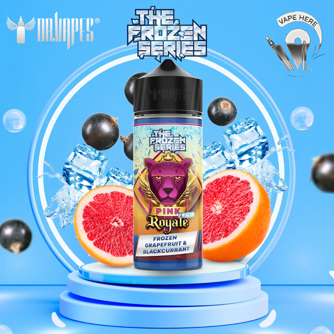 Pink Frozen Royale 60ml E Liquid by Dr. Vapes (Frozen Series) - Image 2