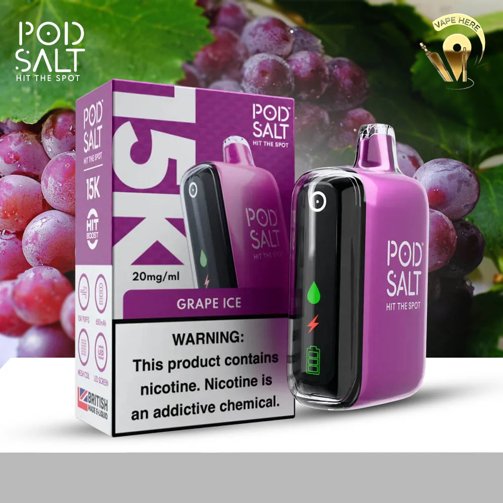 POD SALT 15K PUFFS DISPOSABLE VAPE 20MG - Image 5