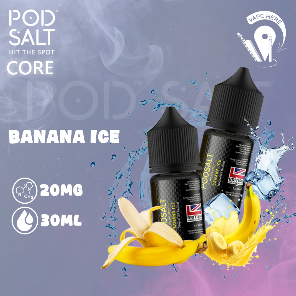 Pod Salt - Banana Ice - NicSalt