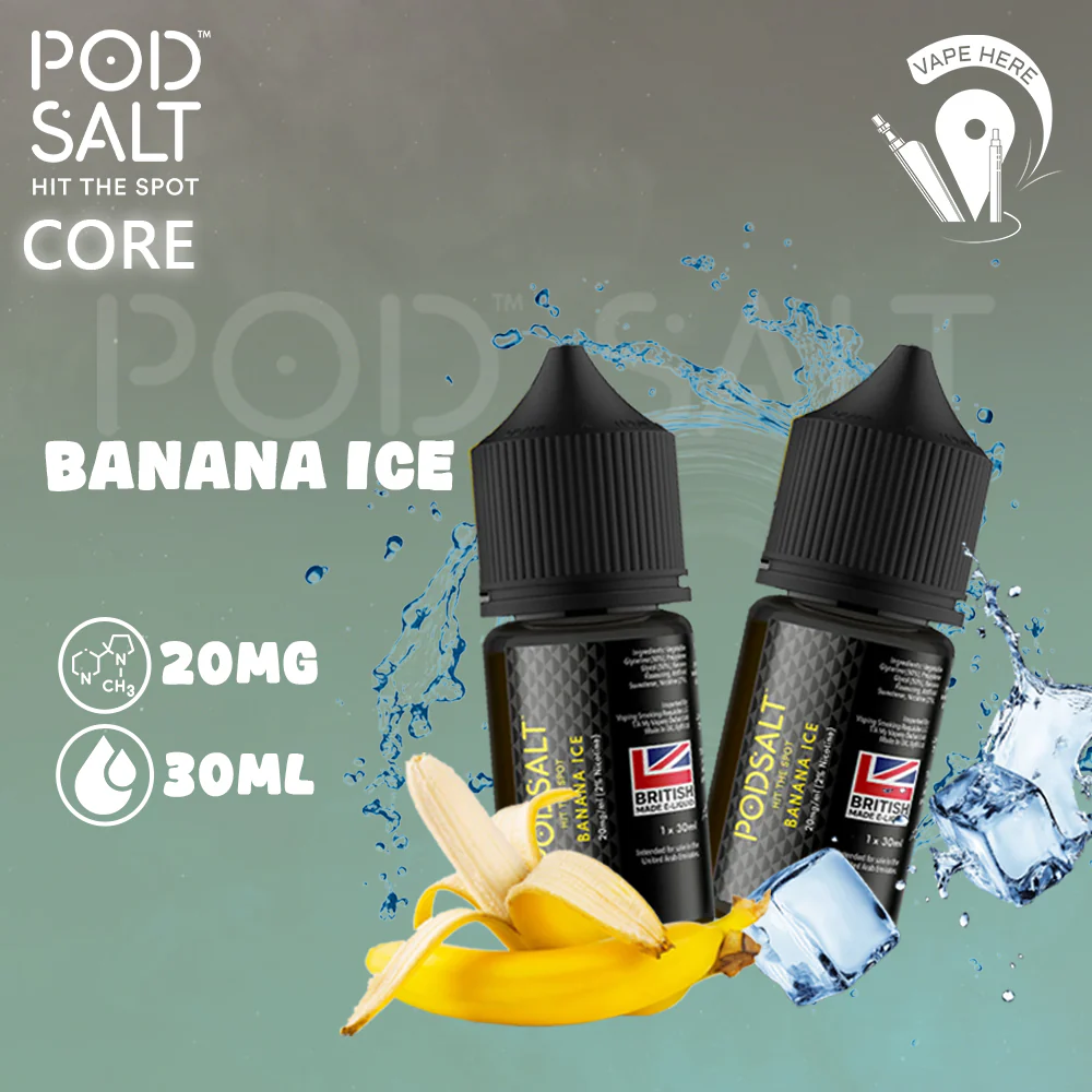 Pod Salt - Banana Ice - NicSalt - Image 2