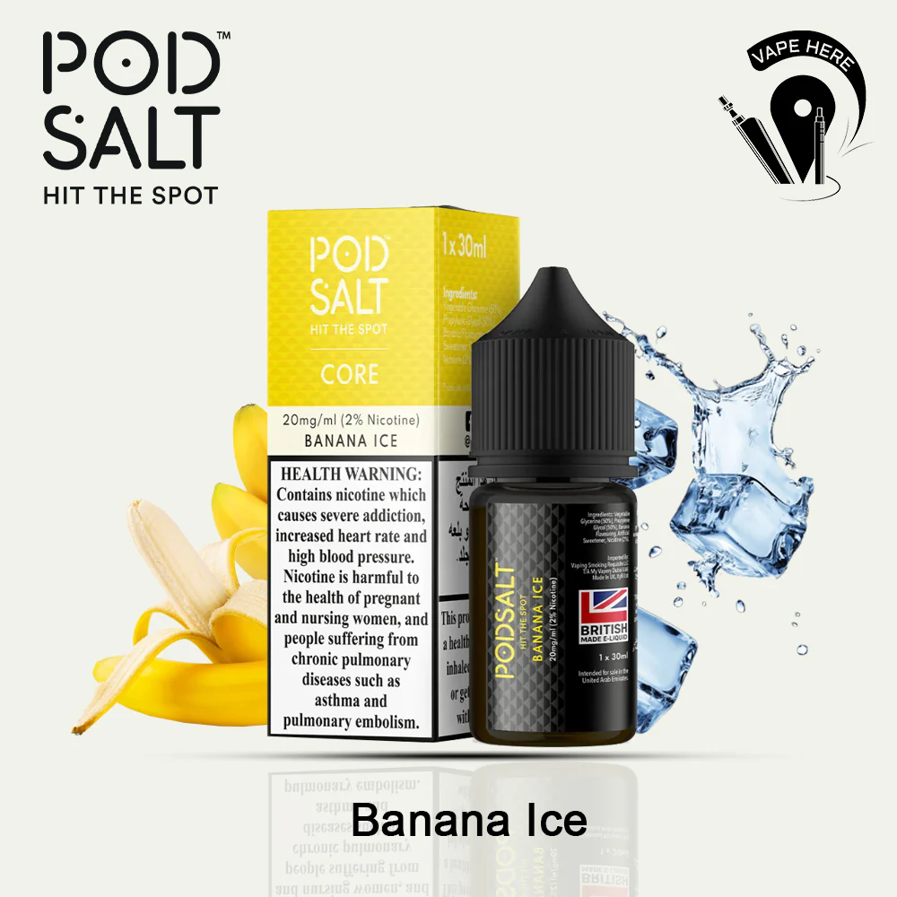 Pod Salt - Banana Ice - NicSalt - Image 3