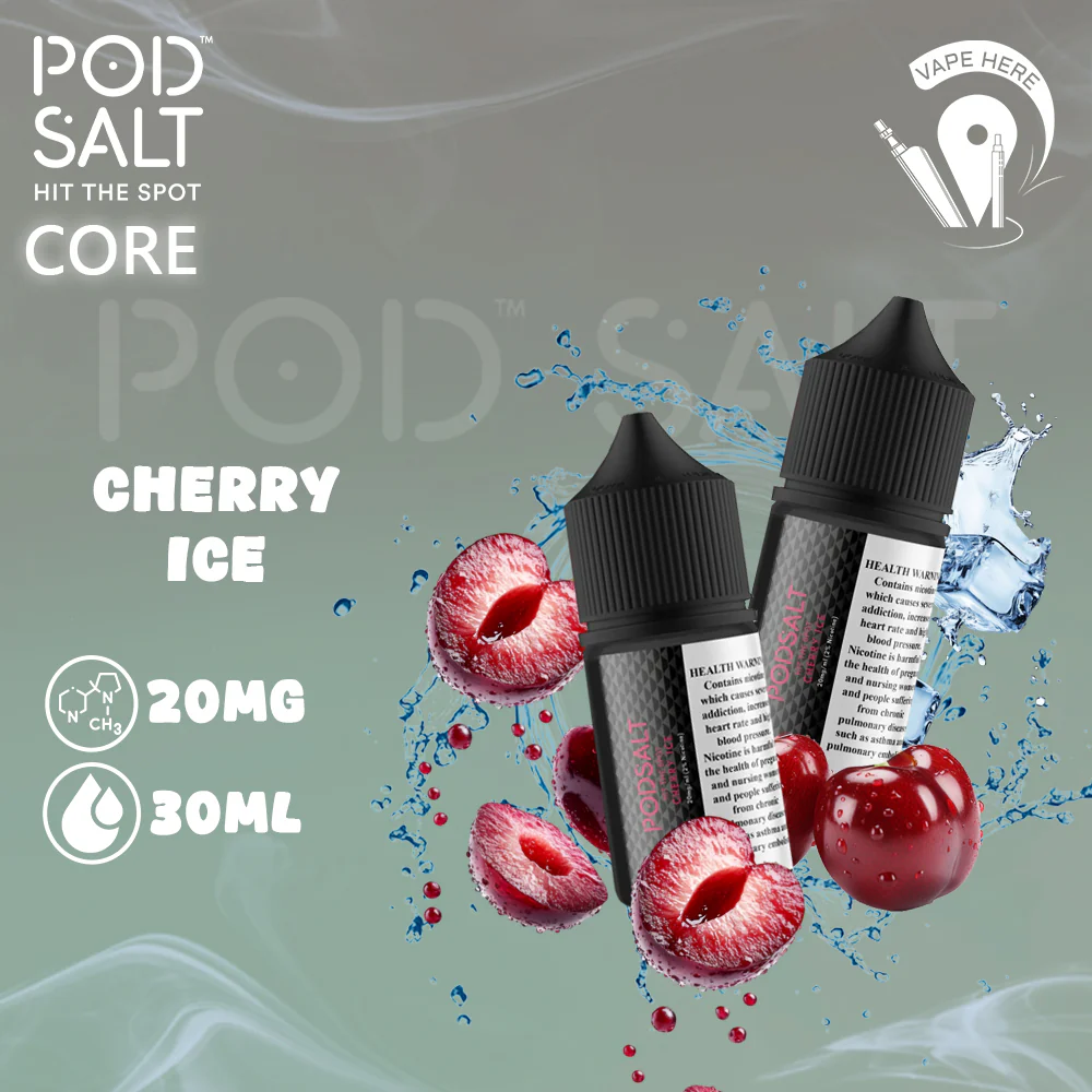 Pod Salt - Cherry Ice - SaltNic - Image 2