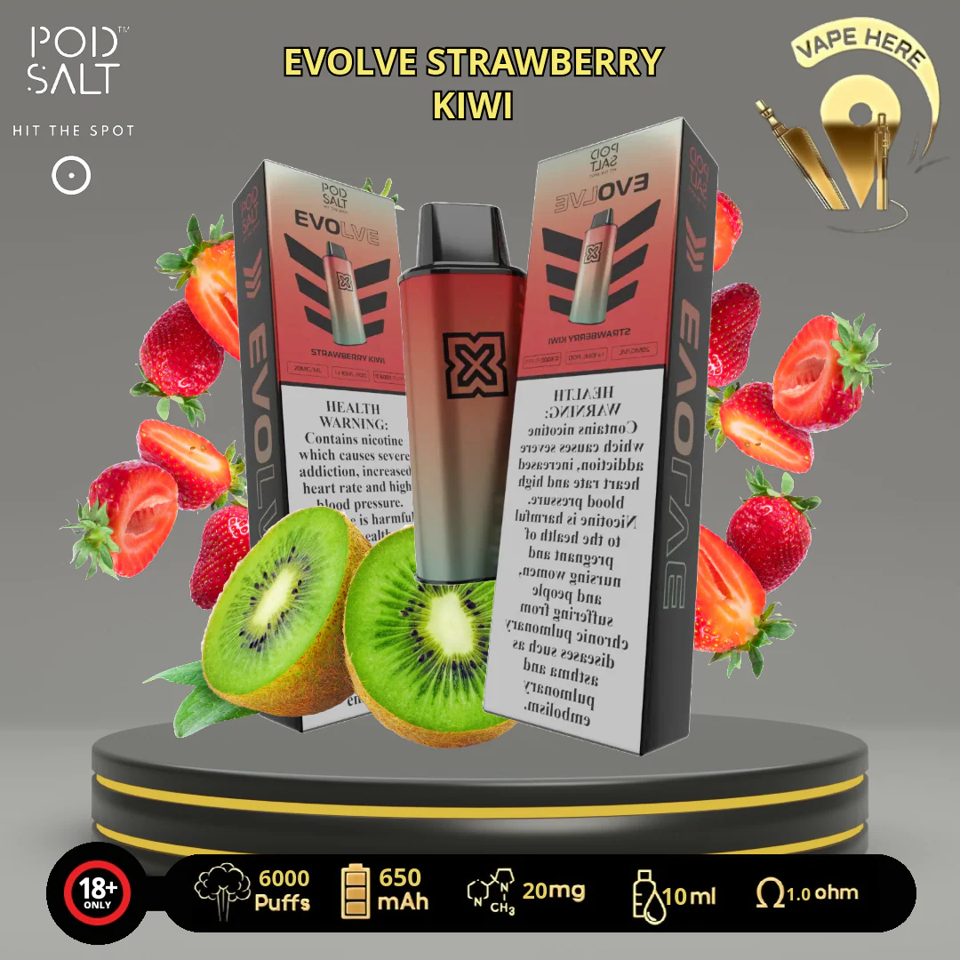 POD SALT EVOLVE 6000 PUFFS 20 MG PRE-FILLED PODS - Image 4