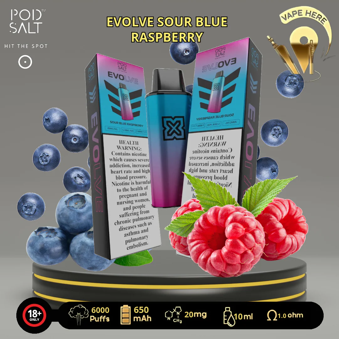 POD SALT EVOLVE 6000 PUFFS 20 MG PRE-FILLED PODS - Image 5
