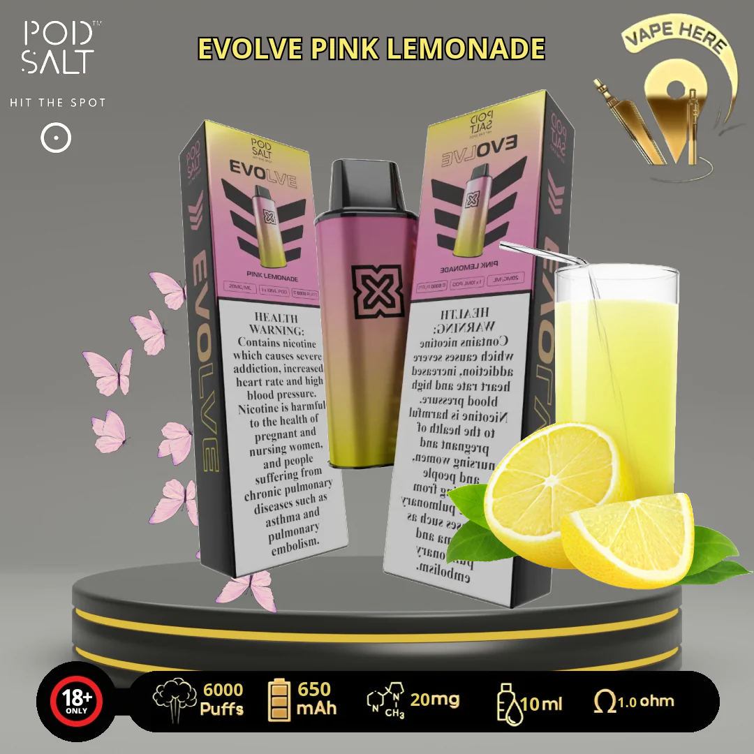 POD SALT EVOLVE 6000 PUFFS 20 MG PRE-FILLED PODS - Image 9