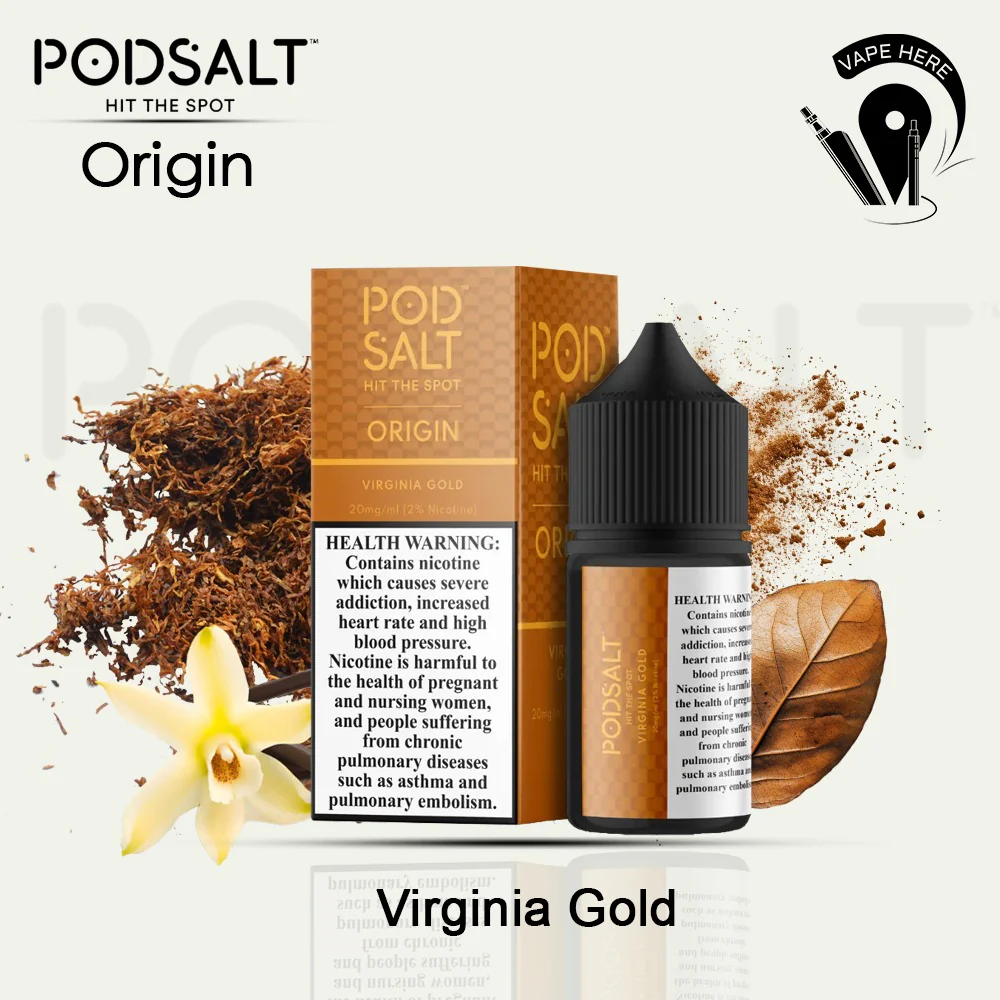 Pod Salt Origin Tobacco Series SaltNic 20MG 30ML - Image 3