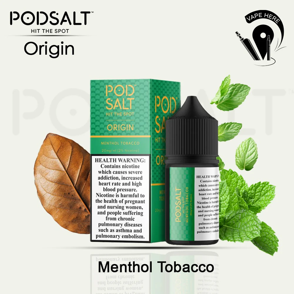 Pod Salt Origin Tobacco Series SaltNic 20MG 30ML - Image 4