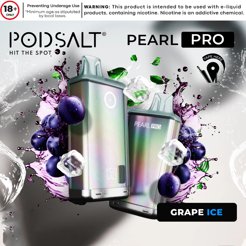 POD SALT PEARL PRO 10000 PUFFS DISPOSABLE VAPE 20MG - Image 10