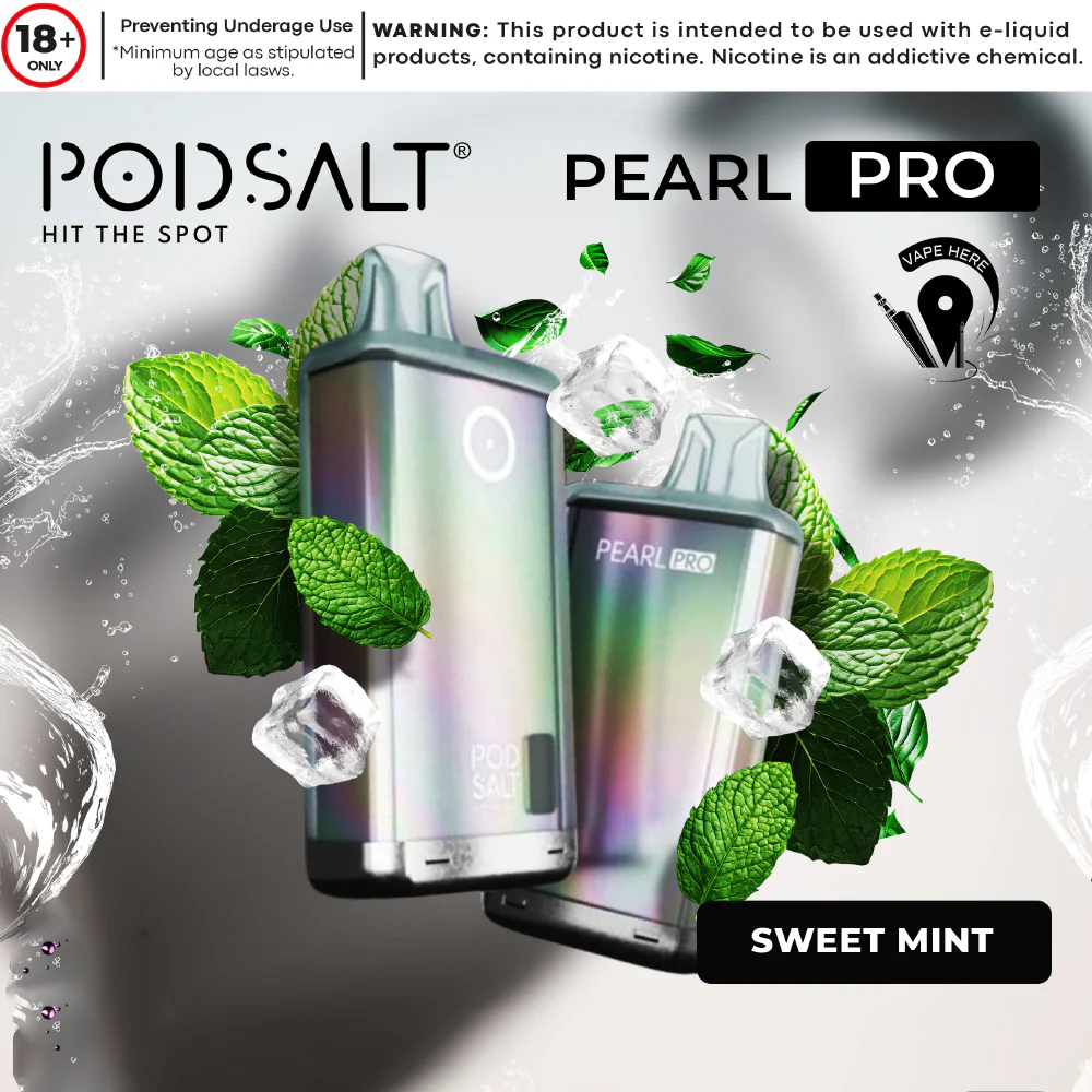 POD SALT PEARL PRO 10000 PUFFS DISPOSABLE VAPE 20MG - Image 3