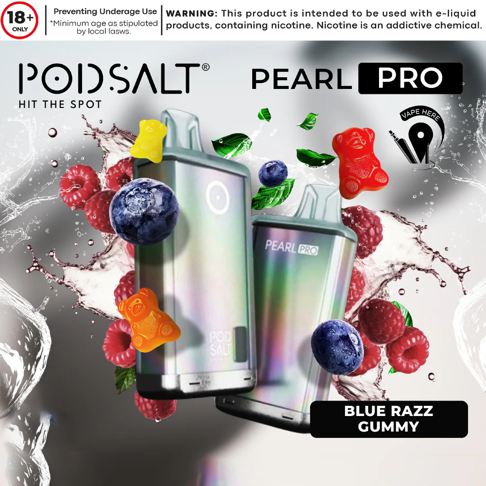 POD SALT PEARL PRO 10000 PUFFS DISPOSABLE VAPE 20MG - Image 5