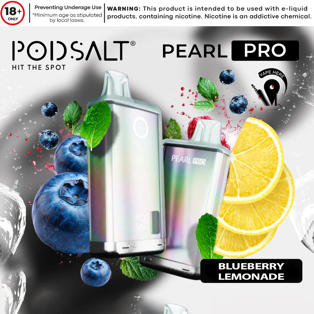 POD SALT PEARL PRO 10000 PUFFS DISPOSABLE VAPE 20MG - Image 6