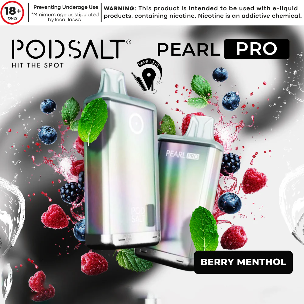 POD SALT PEARL PRO 10000 PUFFS DISPOSABLE VAPE 20MG - Image 8