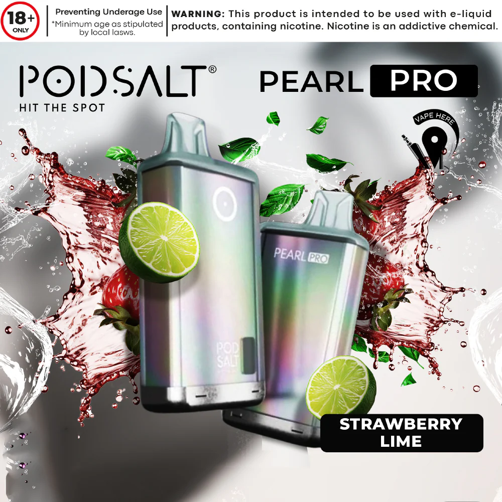 POD SALT PEARL PRO 10000 PUFFS DISPOSABLE VAPE 20MG - Image 9