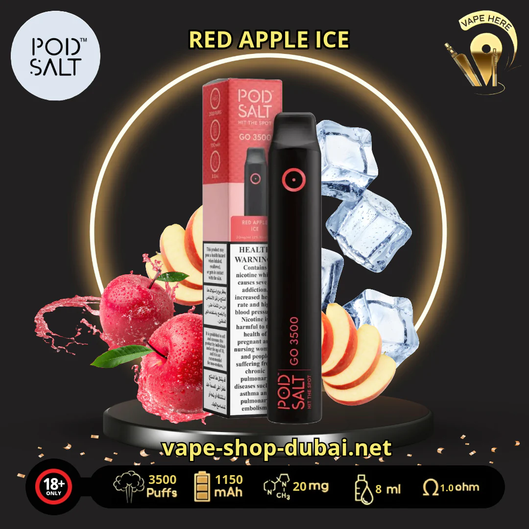 PS GO 3500 PUFFS DISPOSABLE VAPE FROM POD SALT - Image 2