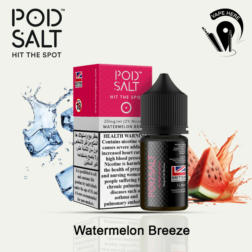 Pod Salt Watermelon Breeze - NicSalt - Image 3