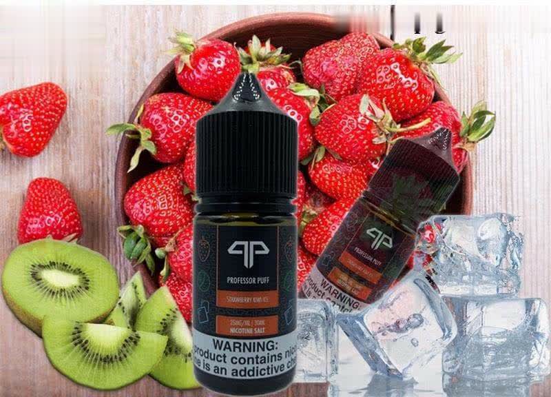 Professor Puffs Strawberry Kiwi Ice 30ml Saltnic - Image 2