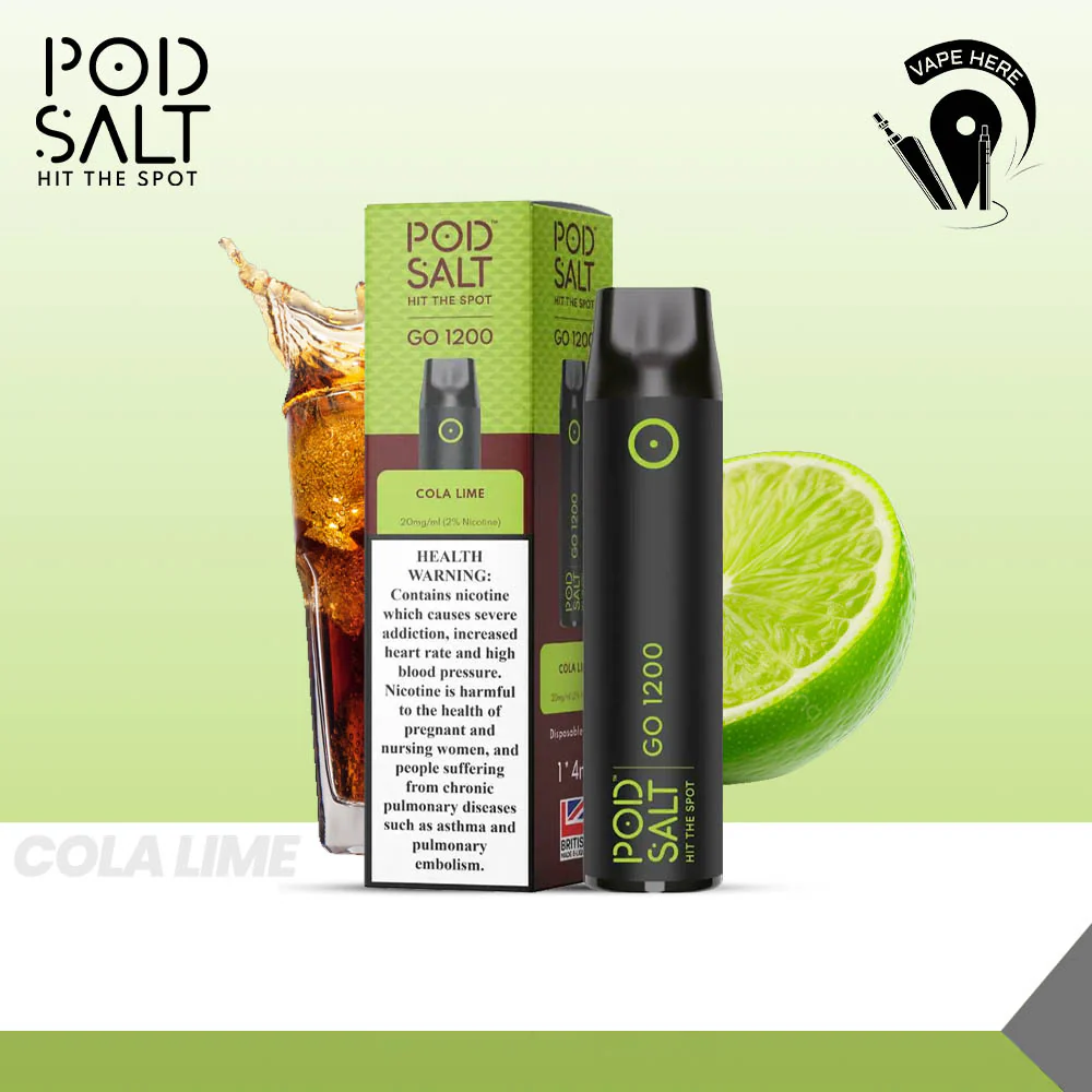 PS GO 1200 PUFFS DISPOSABLE VAPE 20MG from Pod Salt - Image 2