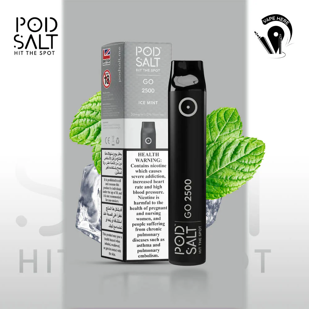 PS GO 2500 from Pod Salt Disposable Vape Device (20mg) - Image 3