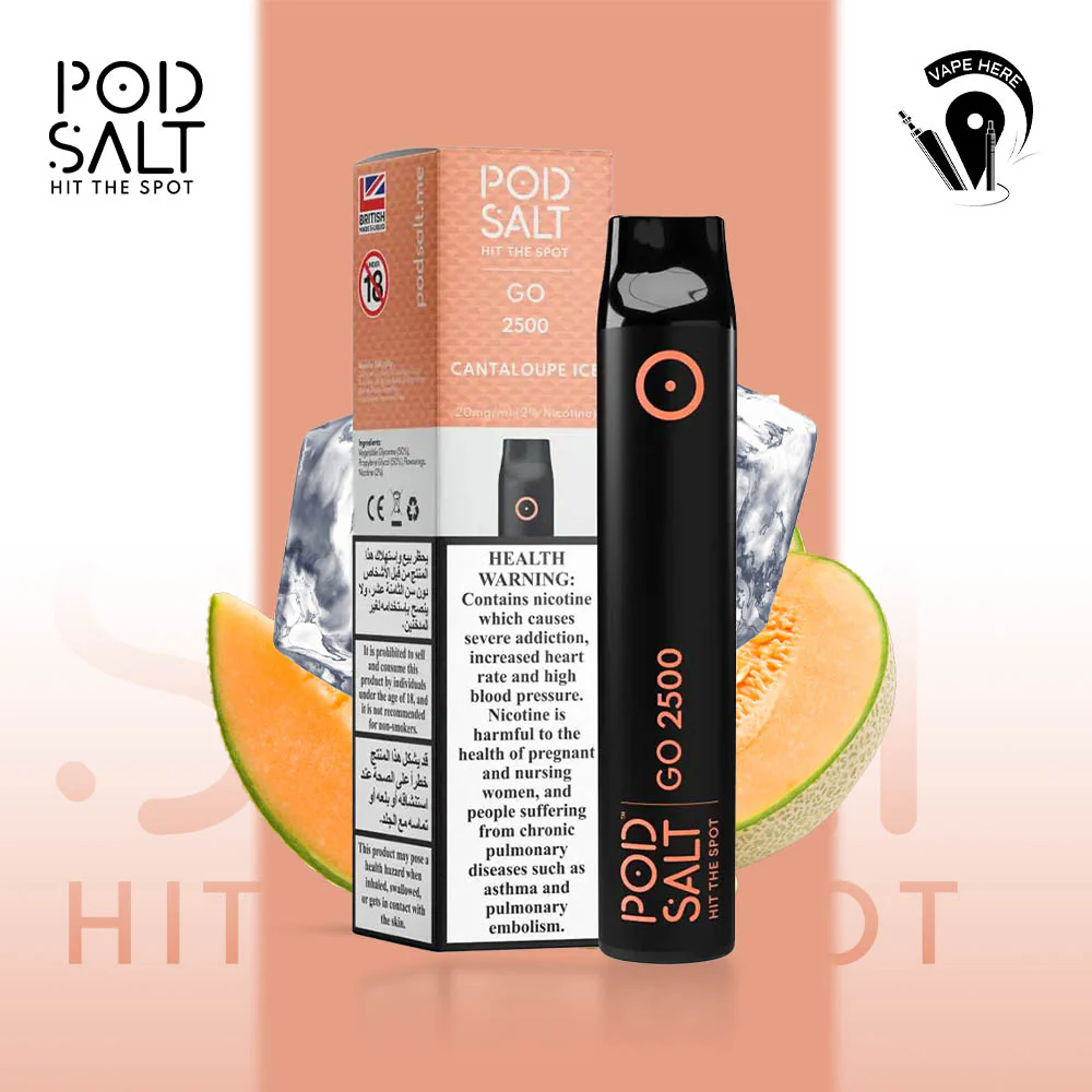 PS GO 2500 from Pod Salt Disposable Vape Device (20mg) - Image 9