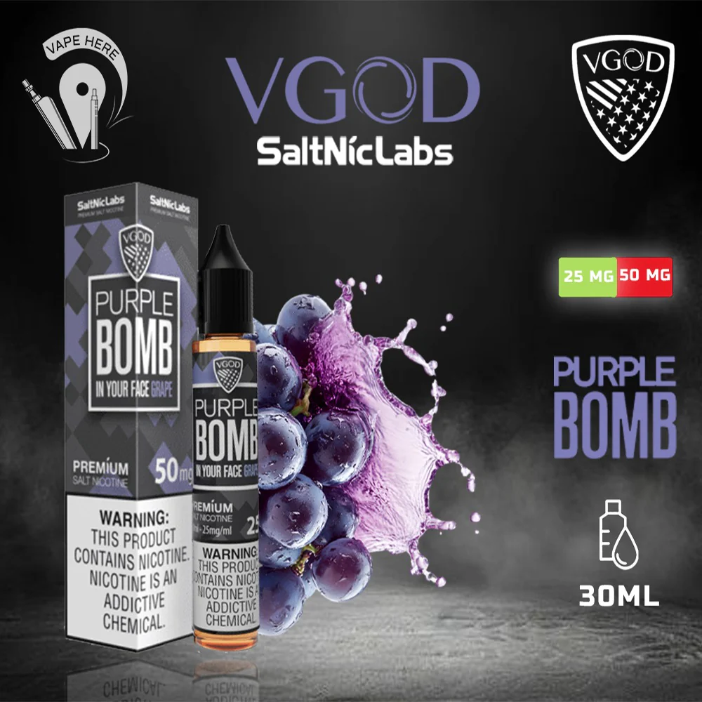 VGOD Purple Bomb Nic Salts - 30ml