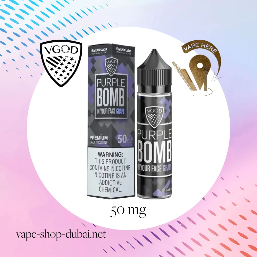 VGOD Purple Bomb Nic Salts - 30ml - Image 6