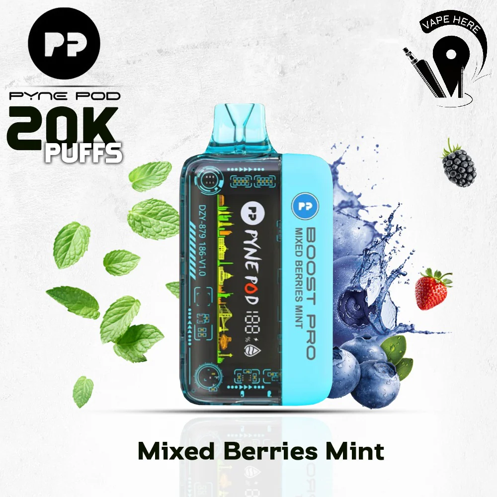 PYNE POD BOOST PRO 20000 PUFFS DISPOSABLE VAPE - Image 12