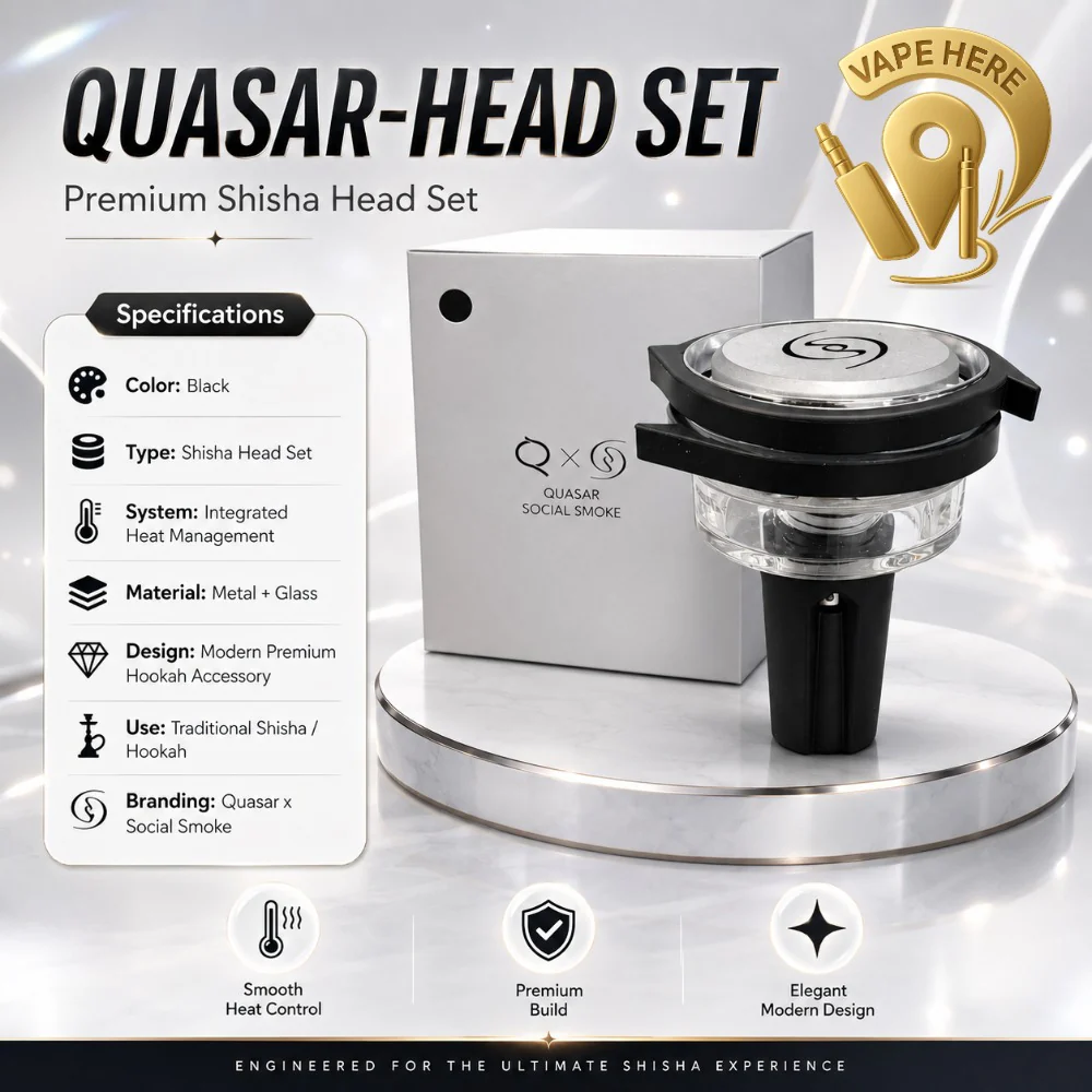 QUASAR-HEAD SET 🔥   – Premium Shisha Head