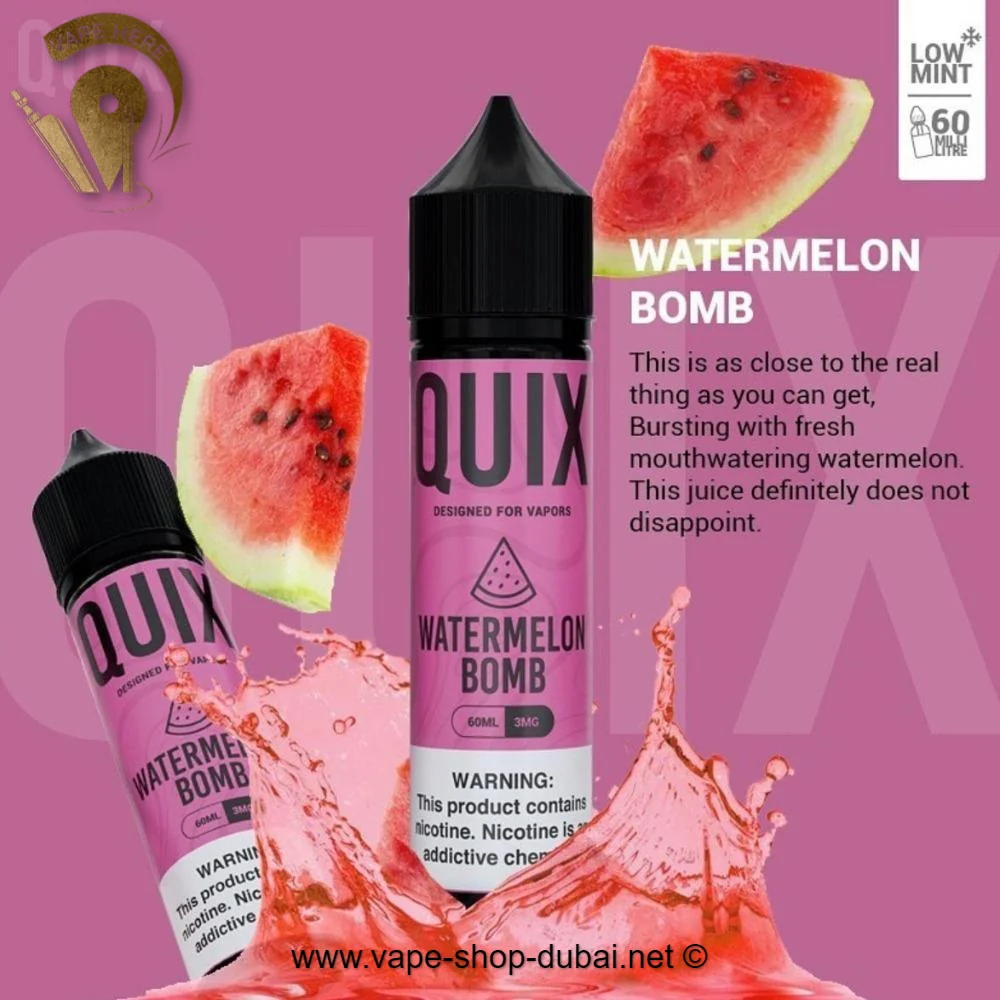QUIX - WATERMELON BOMB 60ML ELIQUID