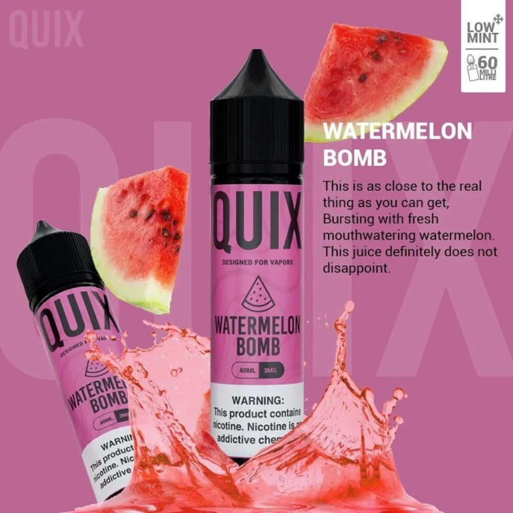 QUIX - WATERMELON BOMB 60ML ELIQUID - Image 2