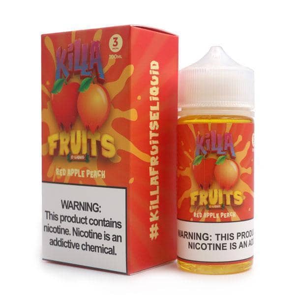Red Apple Peach 100ml E Liquid by Killa Fruits - Image 2