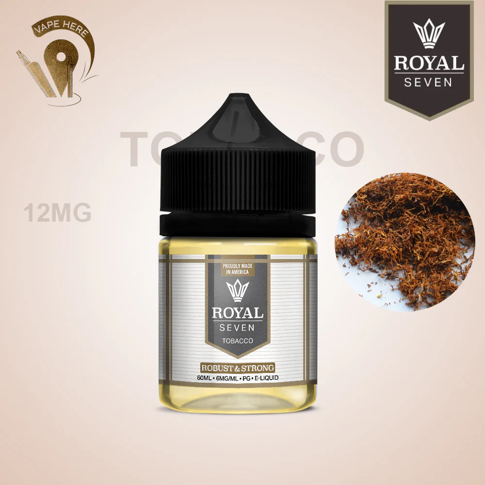 Royal Seven Tobacco Robust Strong 60ml E-Liquid - Image 5