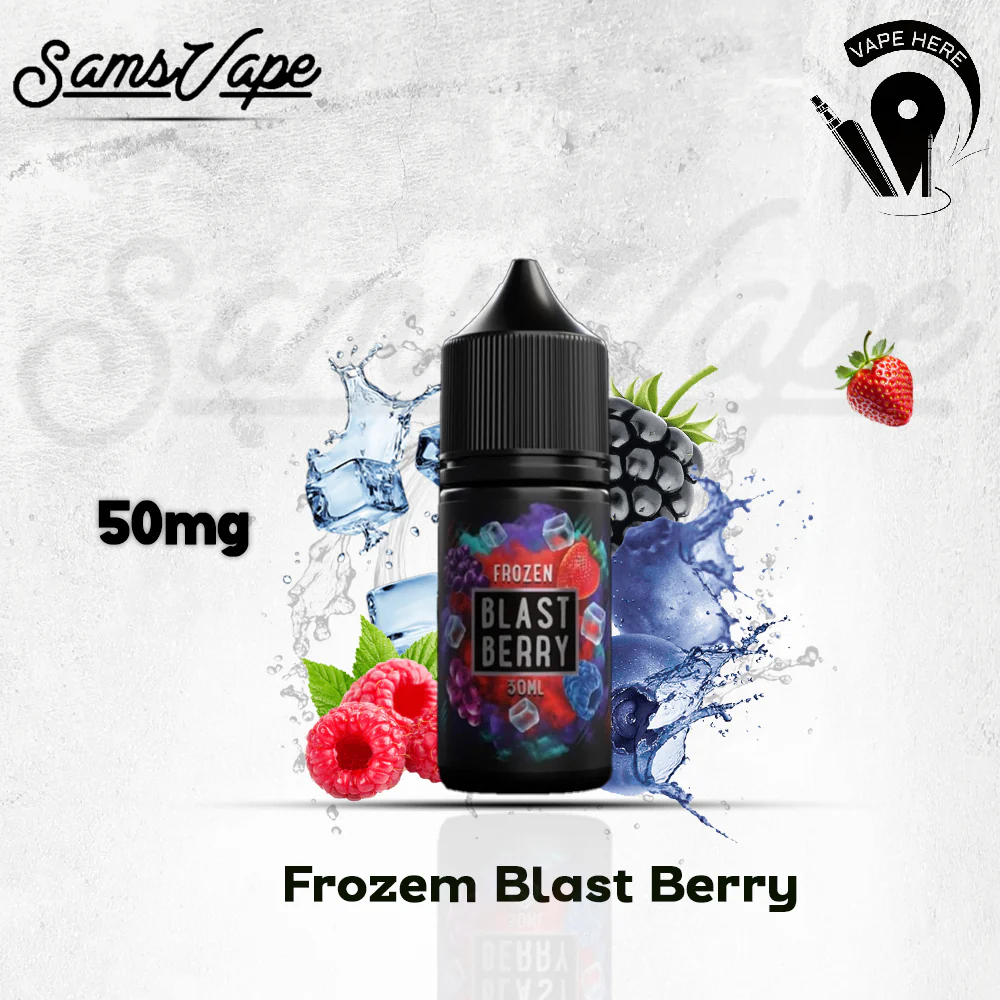 Sam Vapes Frozen Blast Berry 30ml Saltnic - Image 4