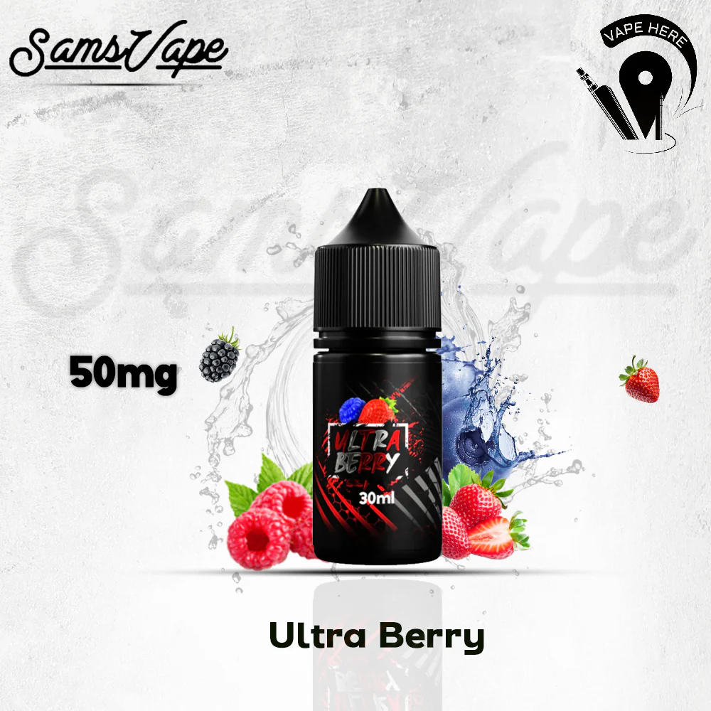 Sam Vapes Ultra Berry 30ml Saltnic - Image 4