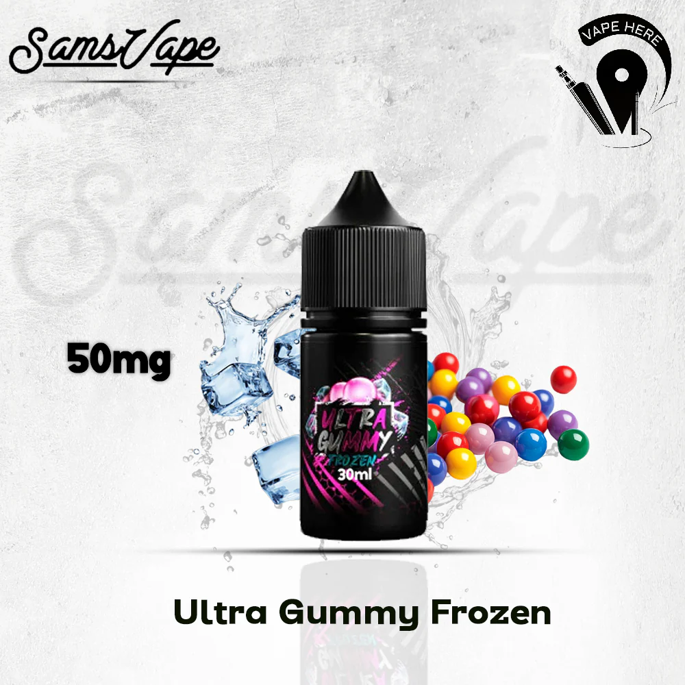 Sam Vapes Ultra Gummy Frozen 30ml Saltnic - Image 4