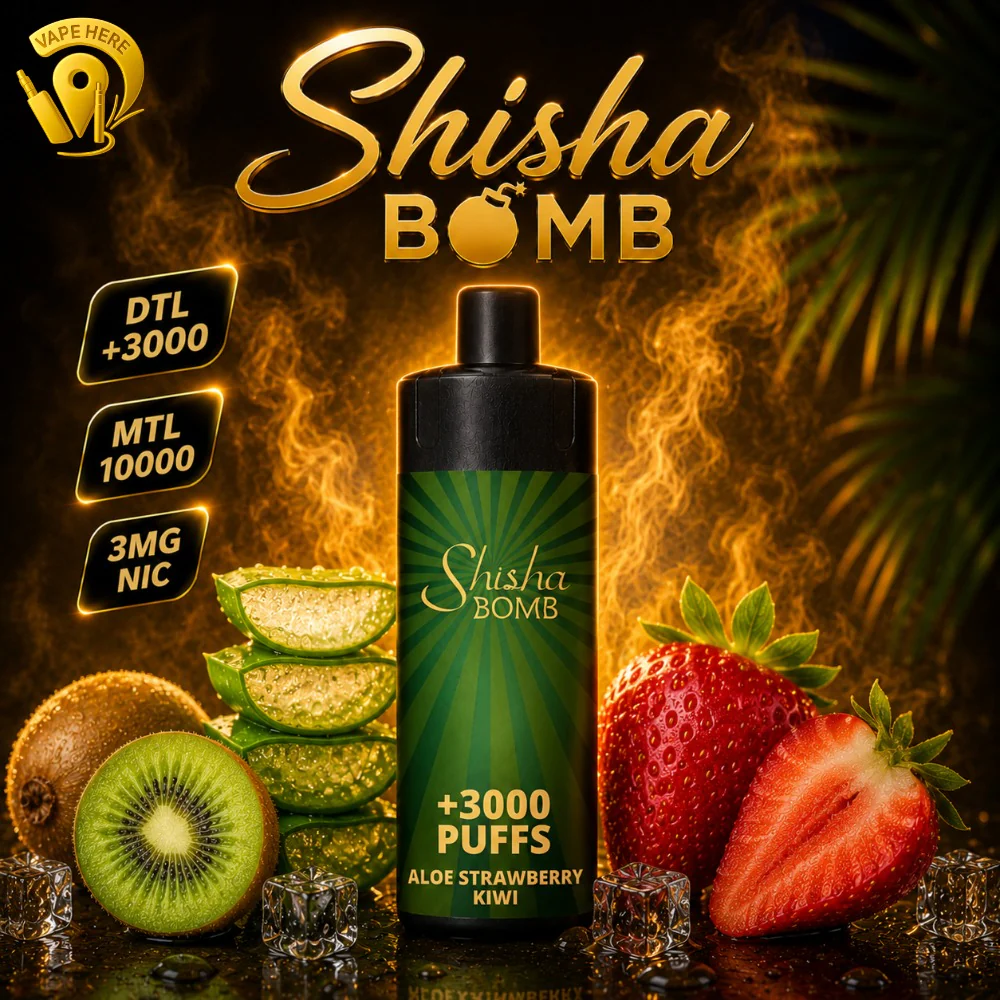 Shisha Bomb 3mg Disposable Vape DTL 3K & MTL 10K Puffs - Image 3