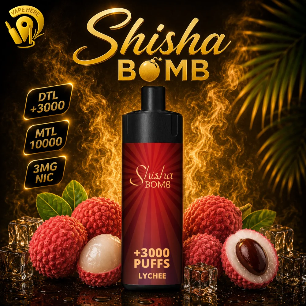 Shisha Bomb 3mg Disposable Vape DTL 3K & MTL 10K Puffs - Image 6