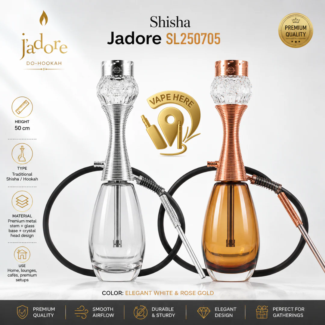 Shisha Jadore Perfumes π SL250705 β Premium Traditional Hookah 50cm