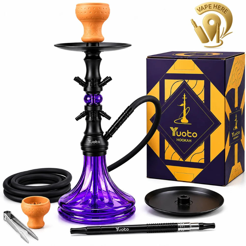 SHISHA YUOTO 2312 JUPITER 🪐 – Premium Traditional Hookah 55CM - Image 4