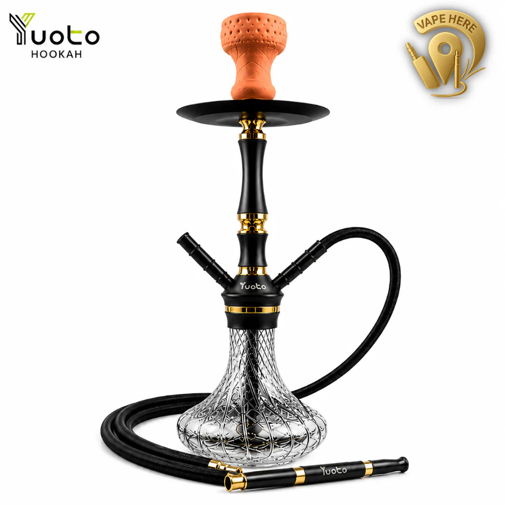 SHISHA YUOTO 2506-2H-BAG โ Premium Traditional Shisha 50cm - Image 3