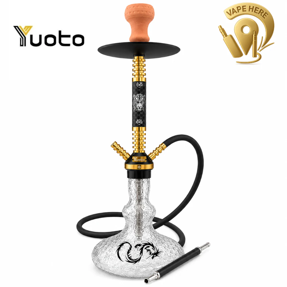 SHISHA YUOTO TIGER 2412 π― β Premium Traditional Hookah 60CM - Image 3
