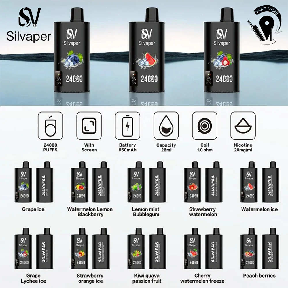 SILVAPER 24000 PUFFS DISPOSABLE VAPE - Image 3