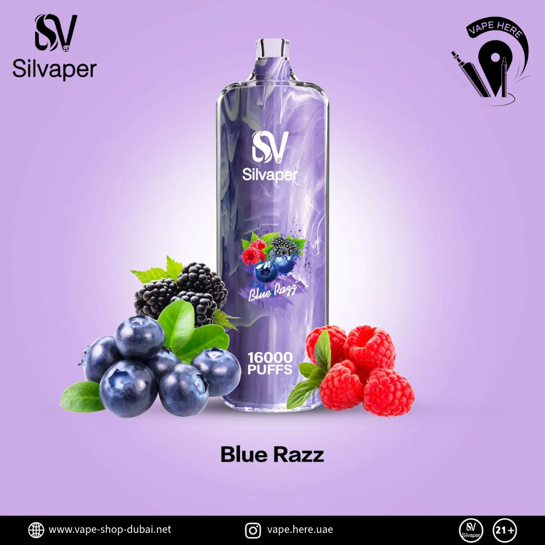 Silvaper Rocket Shisha 16000 Puffs Disposable Vape DTL 3mg - Image 10