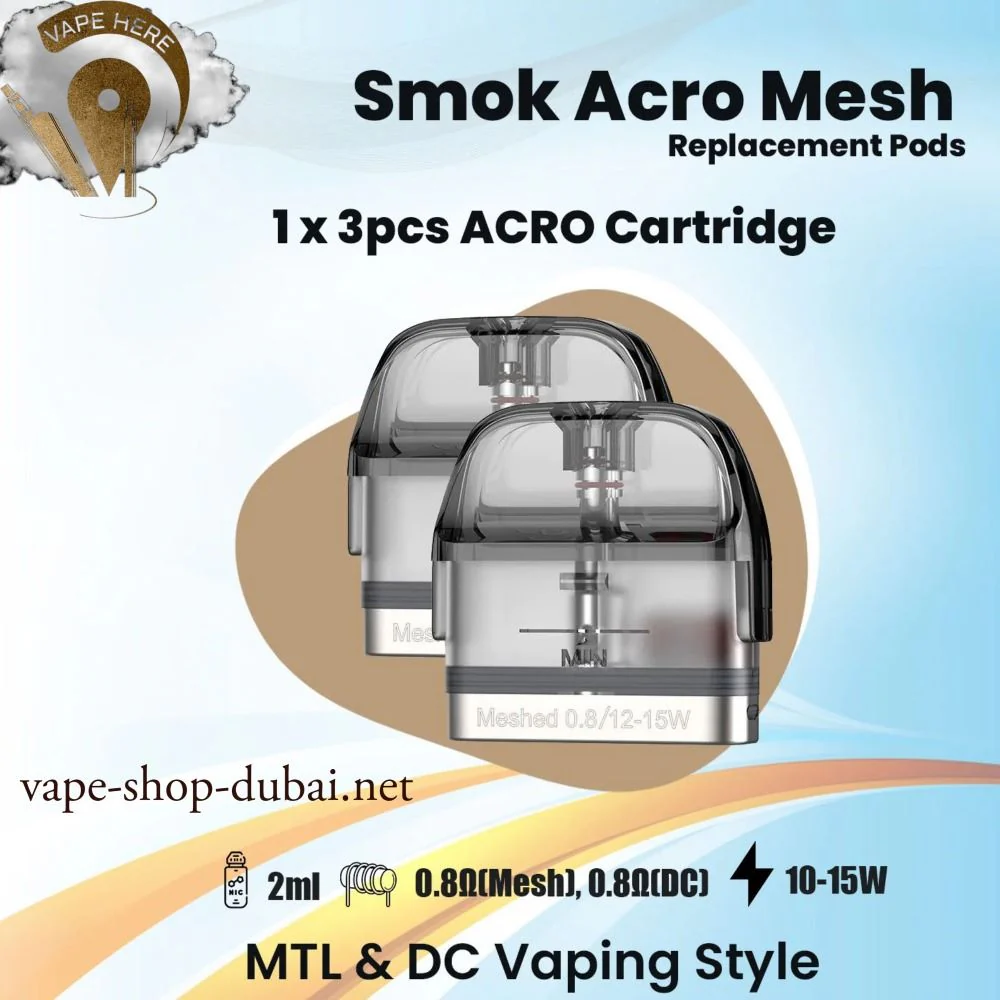 SMOK Acro Mesh Replacement Pods (3PCS/Pack)