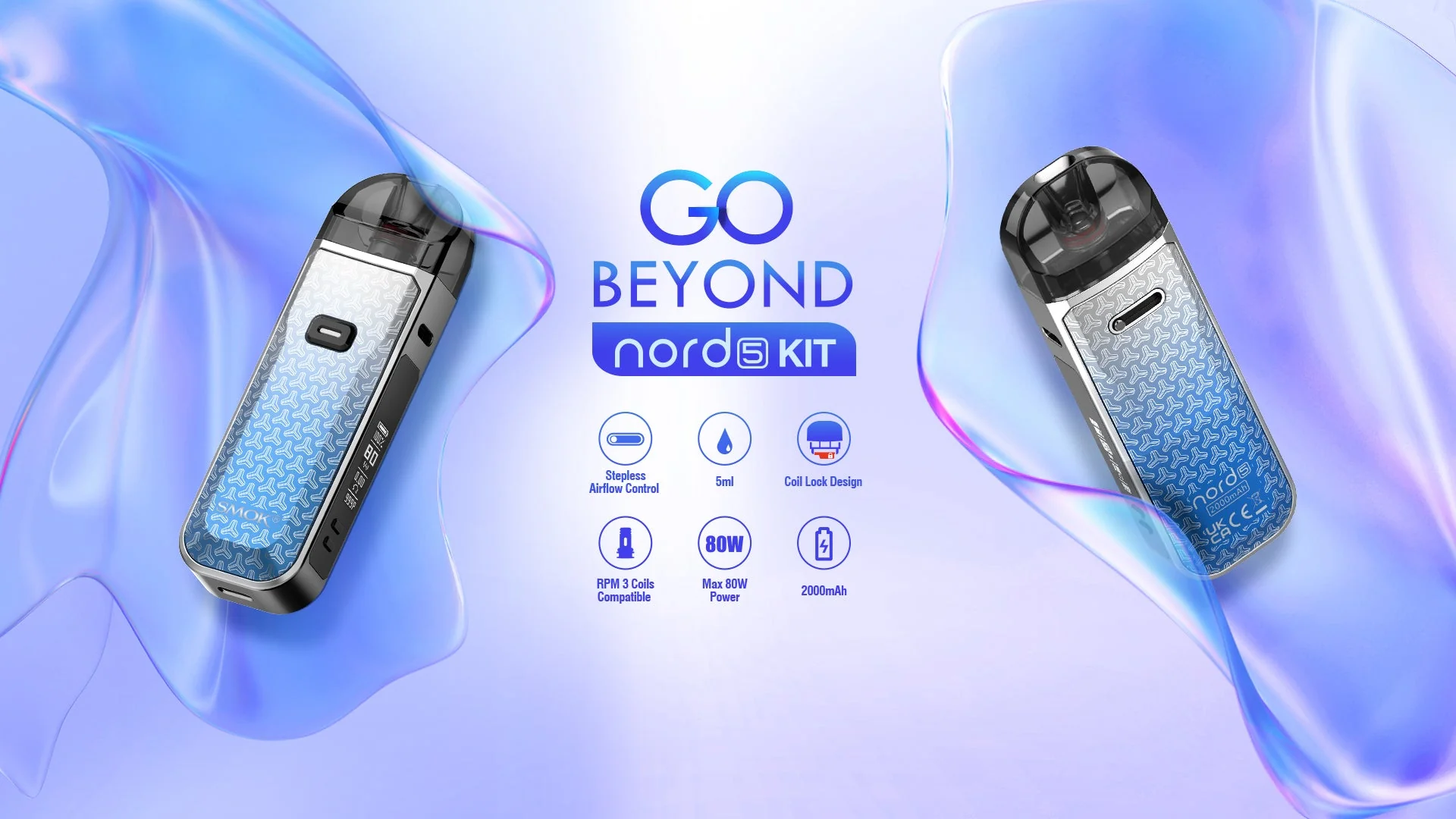 SMOK NORD 5 80W POD SYSTEM - Image 2