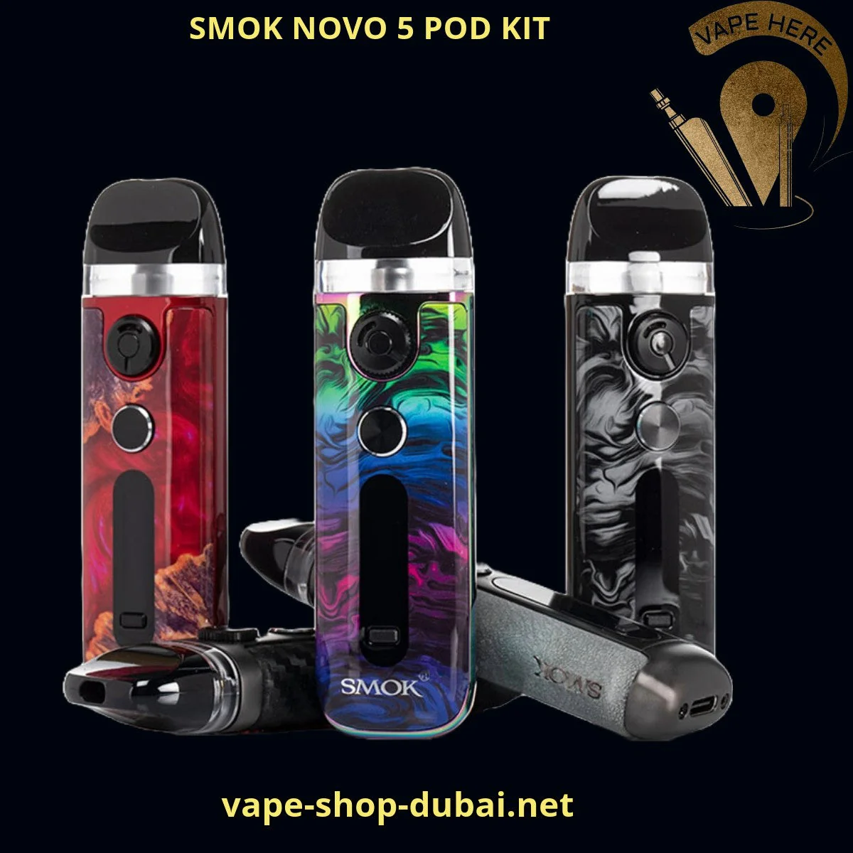 SMOK NOVO 5 POD KIT 900MAH 30W - Image 3