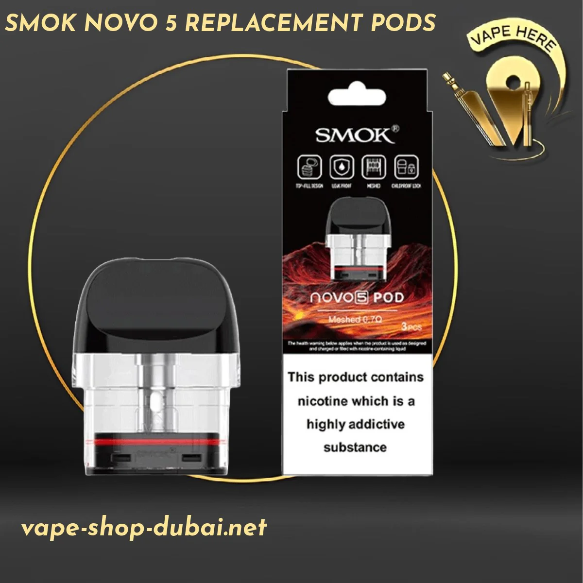 SMOK NOVO 5 REPLACEMENT PODS