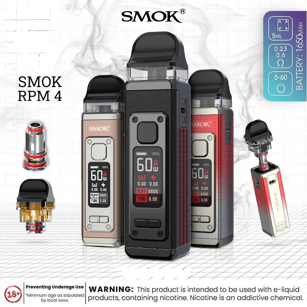 SMOK RPM 4 60W POD SYSTEM 1650mAh - Image 2